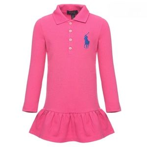 Polo Ralph Lauren girls big pony mesh polo dress size 6